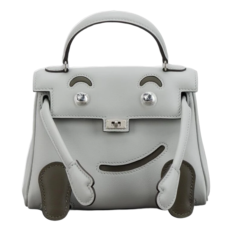 Hermès Quelle Idole — Gris Perle Swift doll bag